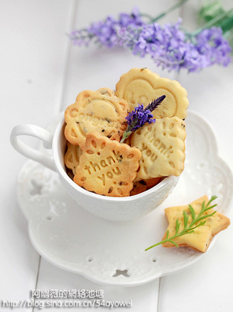 Lavender Butter Cookies recipe