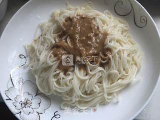 Noodles with Shrimp and Toon Sauce recipe