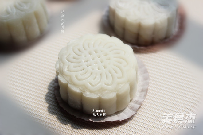 Chestnut Snowy Mooncakes recipe