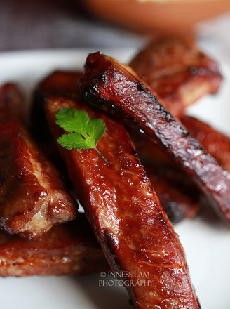 Grilled Ribs with Sauce and Honey Sauce recipe