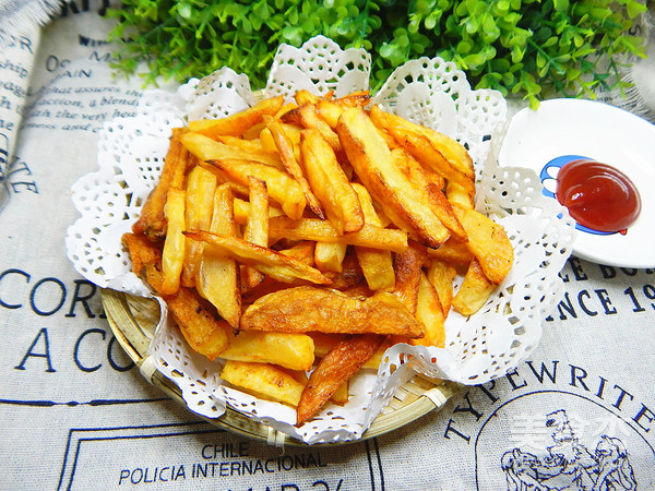 Spicy Baked French Fries recipe