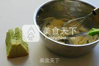 #aca烤明星大赛# Spinach Cheese Chiffon Cake recipe