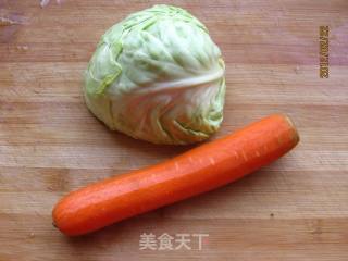 Cabbage Mixed with Carrots recipe