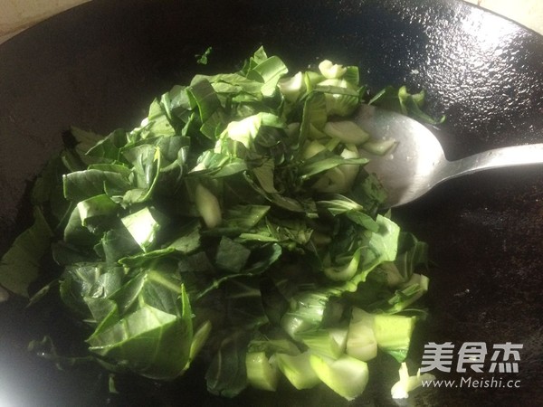 Stir-fried Rice Cake with Shengzhou Soup recipe