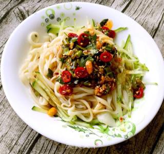 Spicy Cold Noodles recipe