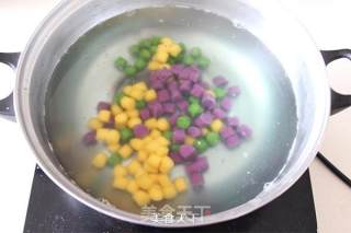 Colorful Vegetable Taro Balls recipe