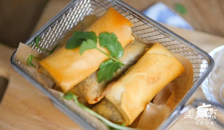 【seasonal Food】shepherd's Purse Spring Rolls recipe