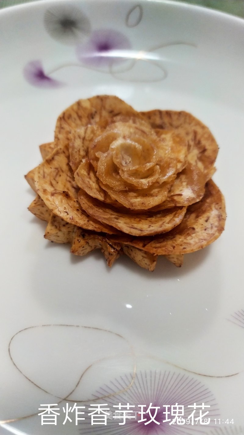 Fried Taro Rose recipe