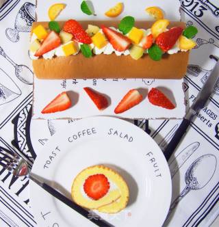 #四session Baking Contest and is Love to Eat Festival# Strawberry Cream Floating Cloud Rolls recipe