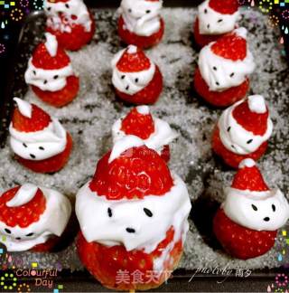 Strawberry Santa recipe