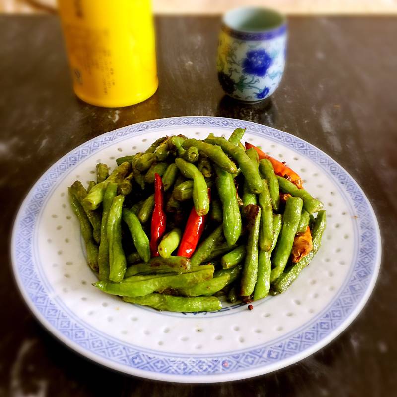 #trust之美#dried Stir-fried Silk-free Beans