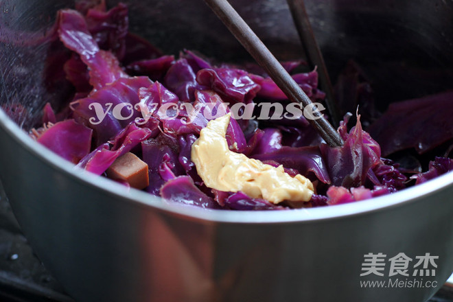 Purple Cabbage Salad recipe