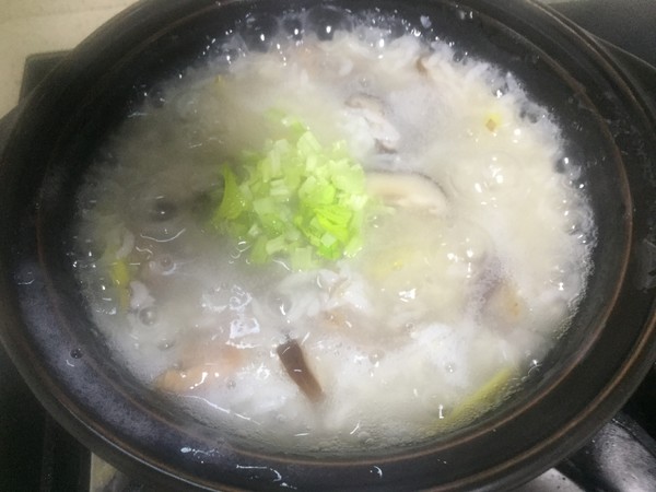 Mushroom Beef Congee recipe