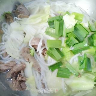 Pigeon Soup Boiled Rice Noodles recipe