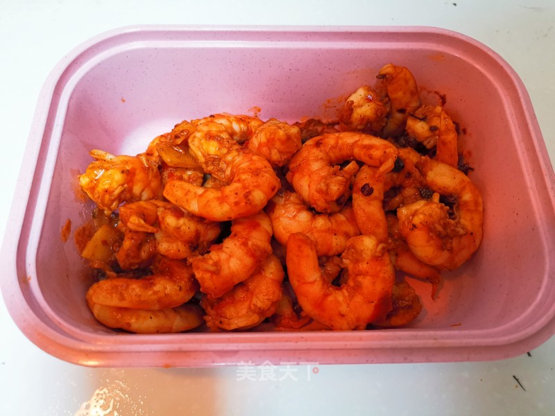Niuniu's Diet Meal—spicy Fried Shrimp recipe