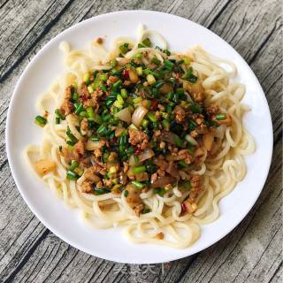 Minced Pork with Leek Over The Water recipe