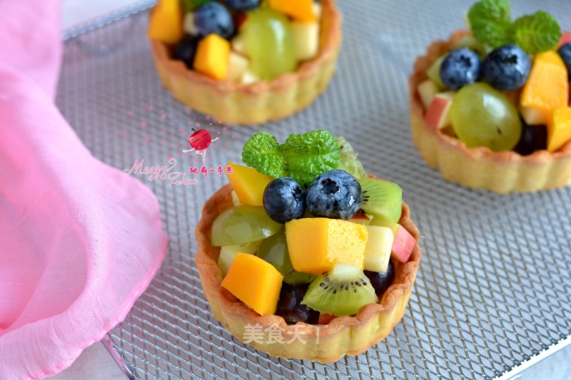 Colorful Fruit Tart