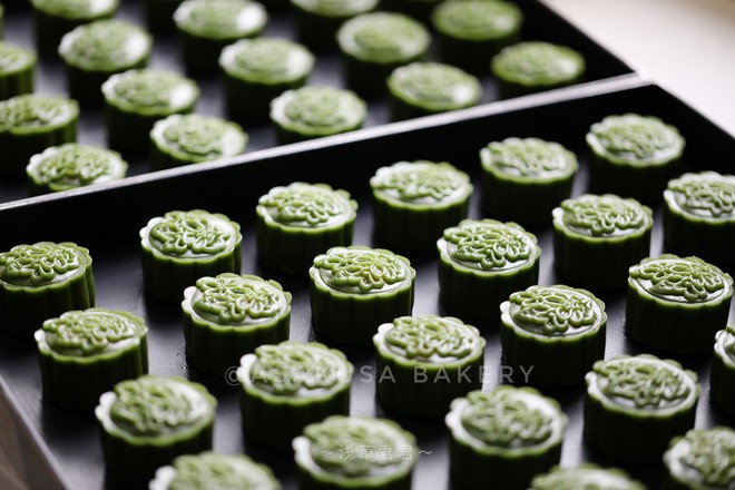 Healthy Green Juice Mooncake recipe