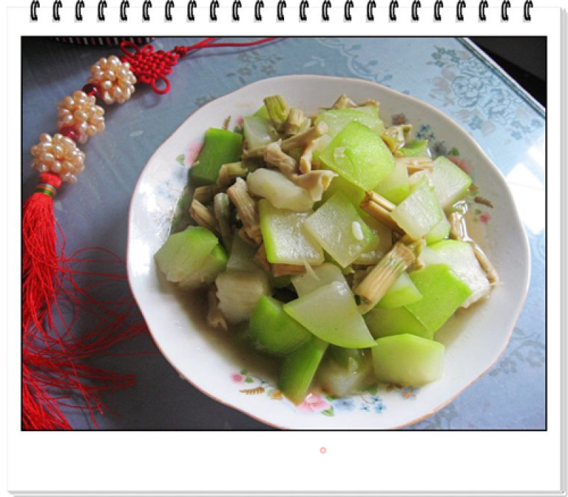 Dried Bamboo Shoots Gourd recipe