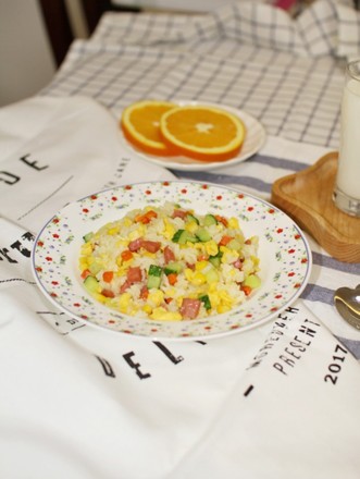 Colorful Fried Rice recipe