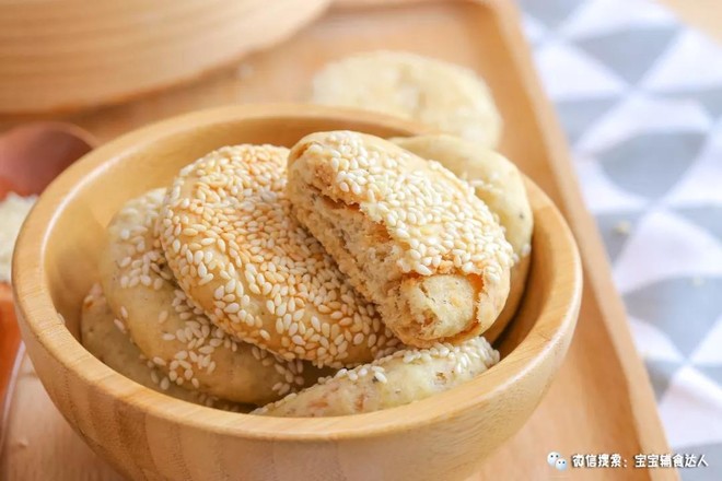 Meat Floss Melaleuca Sesame Biscuit Baby Food Recipe recipe