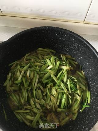 Stir-fried Cress recipe