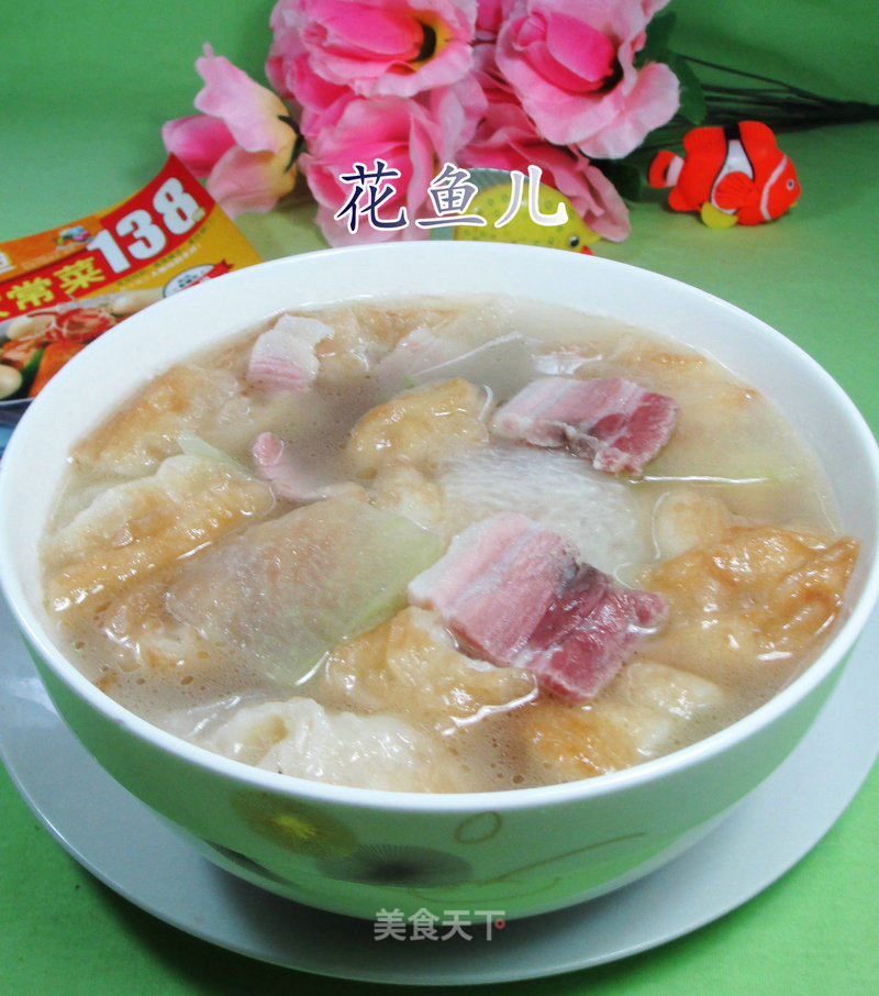 Bacon You Tiao Winter Melon Soup recipe