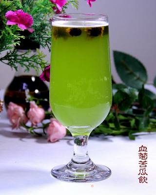 Summer Health Drink "blood Chrysanthemum Bitter Gourd Drink" recipe