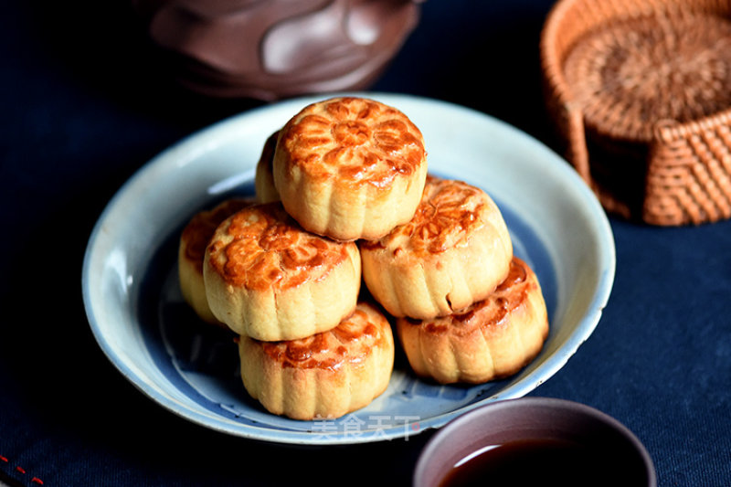 Custard Mooncake-depp Baking Lab recipe