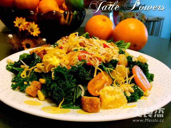 Sweet Orange Kale Salad recipe