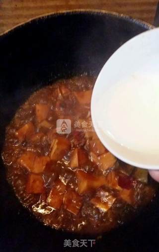 Braised Pork with Tofu recipe