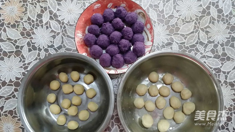 Purple Potato Stuffing Wife Cake recipe