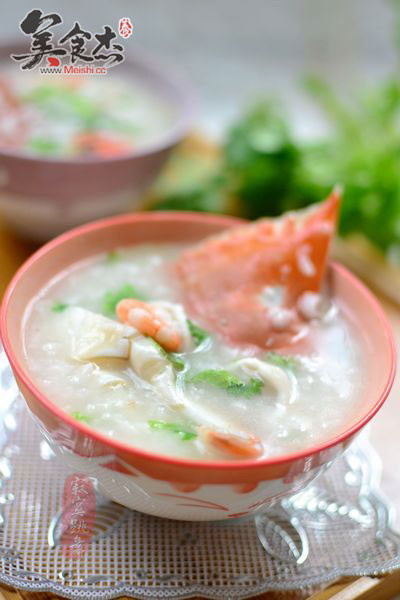 Seafood Crab Congee recipe