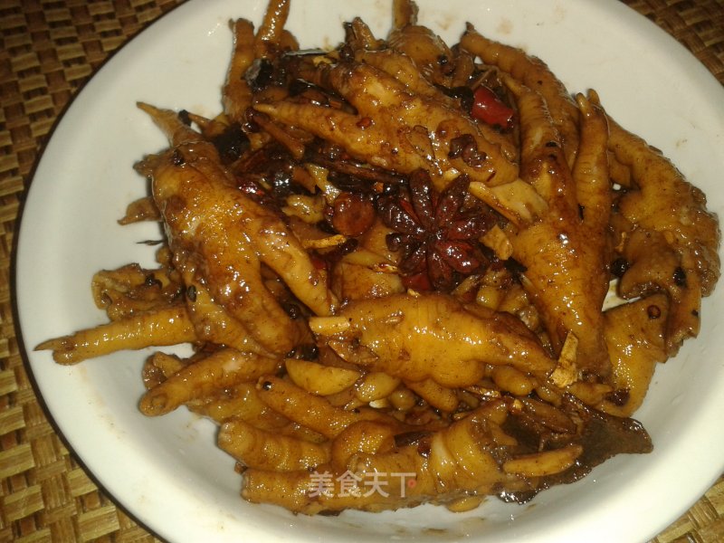 Braised Chicken Feet with Lo Mei recipe