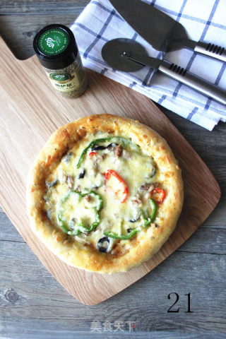 Tuna Mashed Pizza recipe