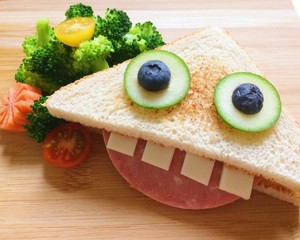 Big Tooth Sandwich with Tongue Out recipe