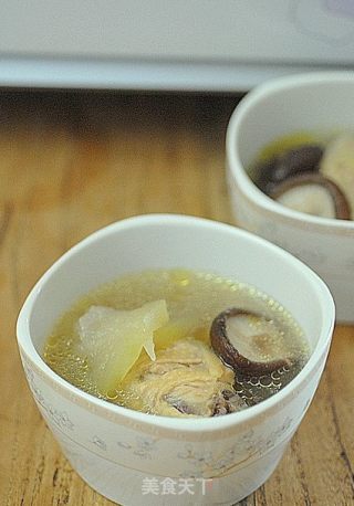 Mushroom and Winter Melon Chicken Soup recipe