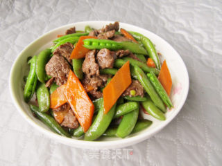 Stir-fried Beef with Sweet Beans recipe