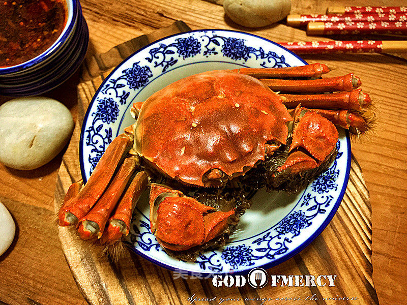 Golden Autumn Delicious Steamed Crab recipe