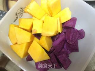 Purple Potato Pumpkin Soup recipe