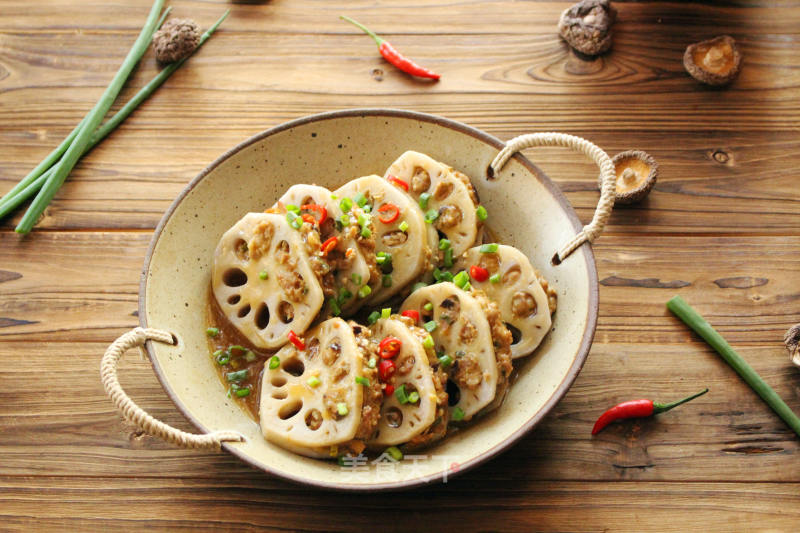 Childhood Hometown Flavor-steamed Lotus Root Folder recipe