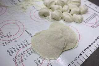 Fried Dumplings with Leek and Radish Ice Flower recipe