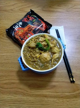 #中卓炸酱面# Sauce-flavored Meatball Noodles recipe