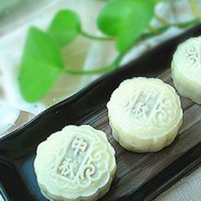 Red Bean Paste Snowy Mooncake recipe