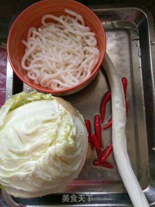 Stir-fried Noodles with Lotus Vegetables recipe