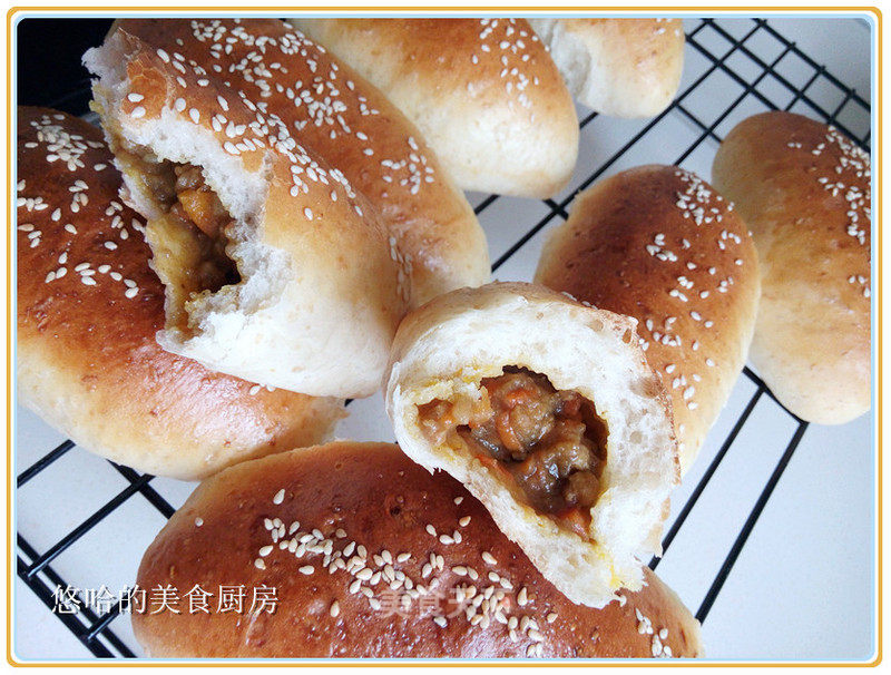 Curry Mashed Potato Meal Buns recipe