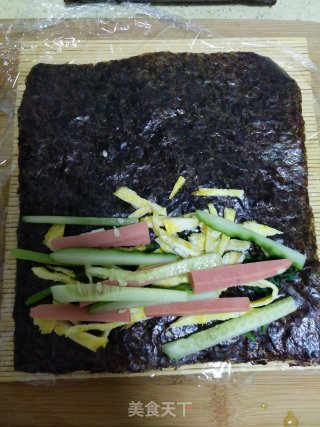 Spinach Double Sushi recipe