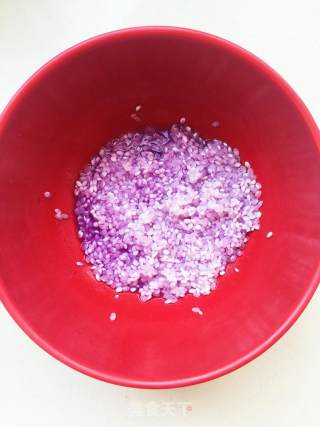 Date Puree Purple Potato Rice Cake recipe