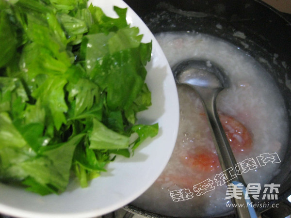 Seafood and Vegetable Lean Meat Porridge recipe