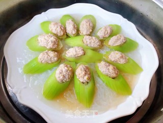 Luffa Stuffed Meat#food Trimmings to Make A Big Meal# recipe